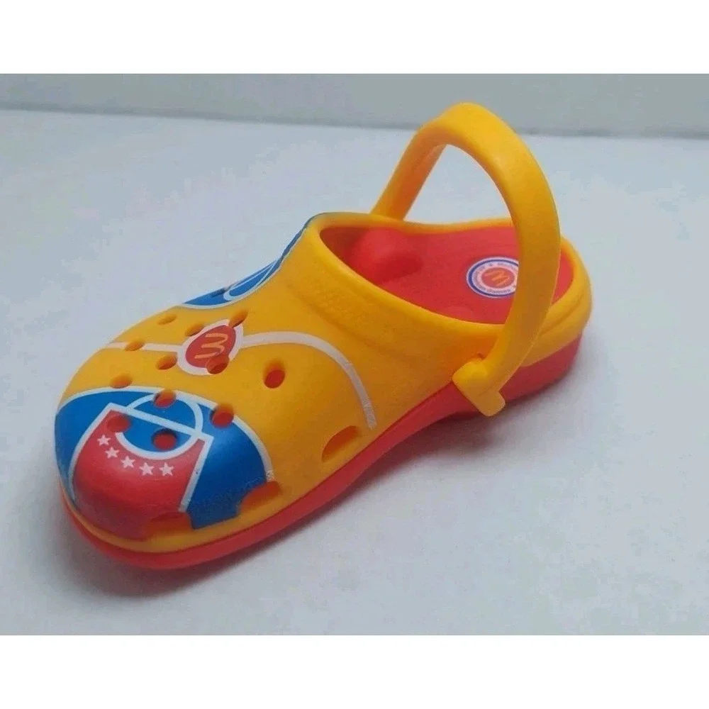McDonald's Crocs Happy Meal Toys March Madness 2026 # 6 Courtside Yellow Red